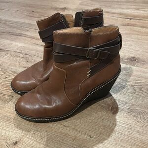 Sofft | Leather | Wedge | Booties